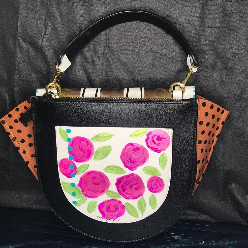 HAND PAINTED BAG - One of a Kind